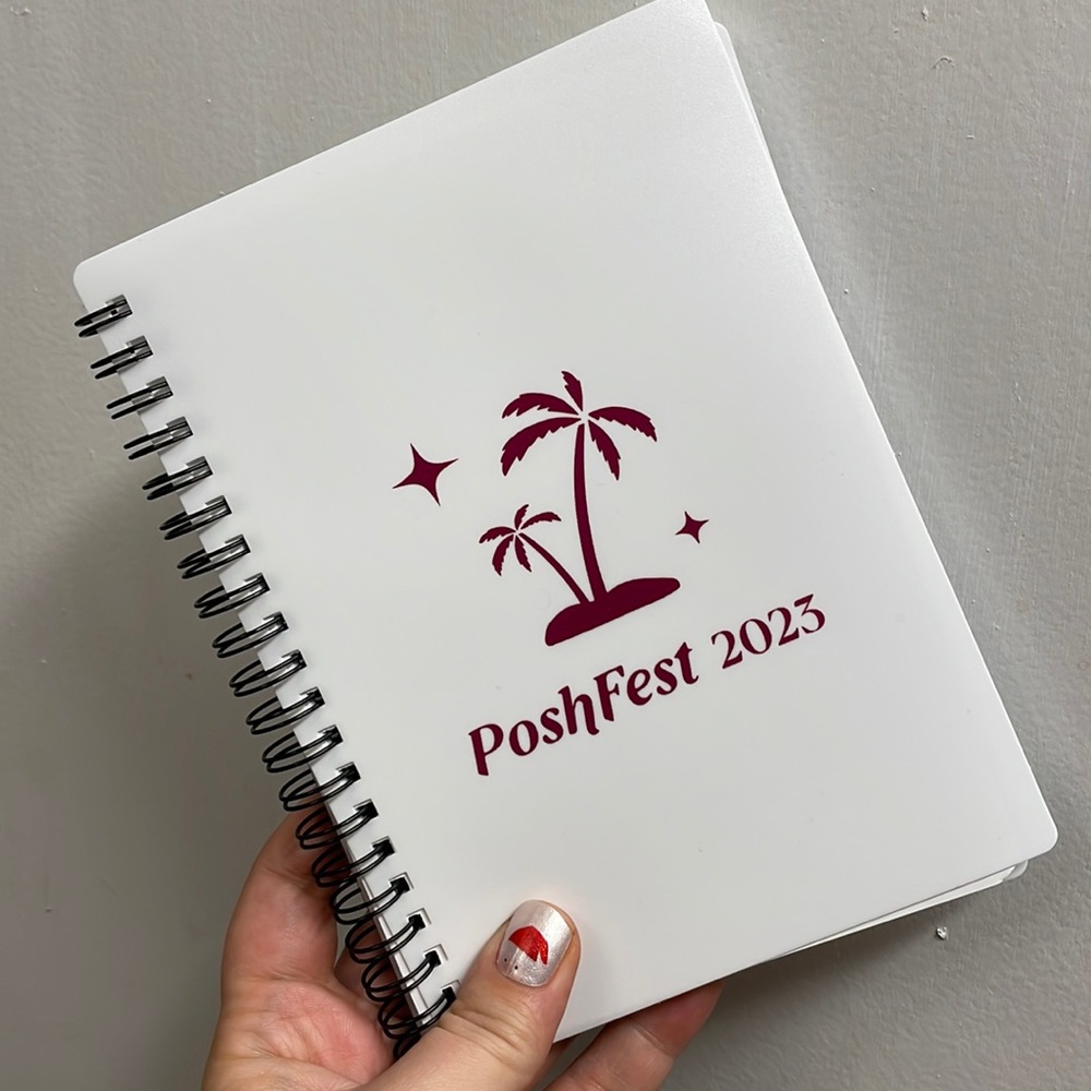 POSHMARK poshfest notebook